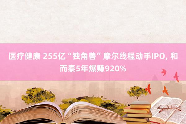 医疗健康 255亿“独角兽”摩尔线程动手IPO, 和而泰5年爆赚920%