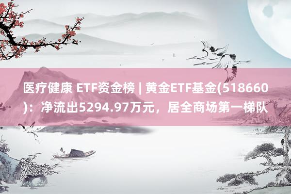 医疗健康 ETF资金榜 | 黄金ETF基金(518660)：净流出5294.97万元，居全商场第一梯队