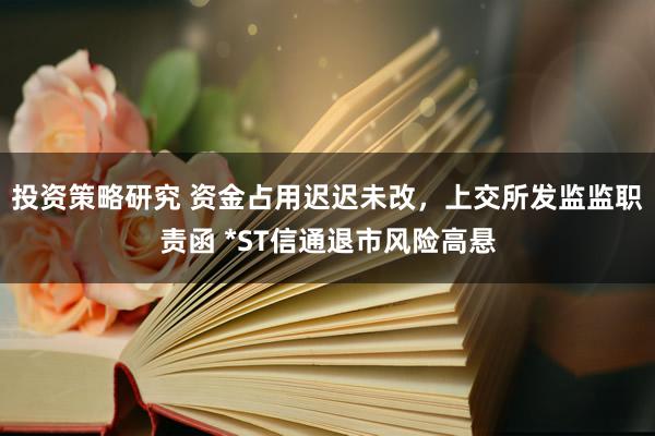 投资策略研究 资金占用迟迟未改，上交所发监监职责函 *ST信通退市风险高悬